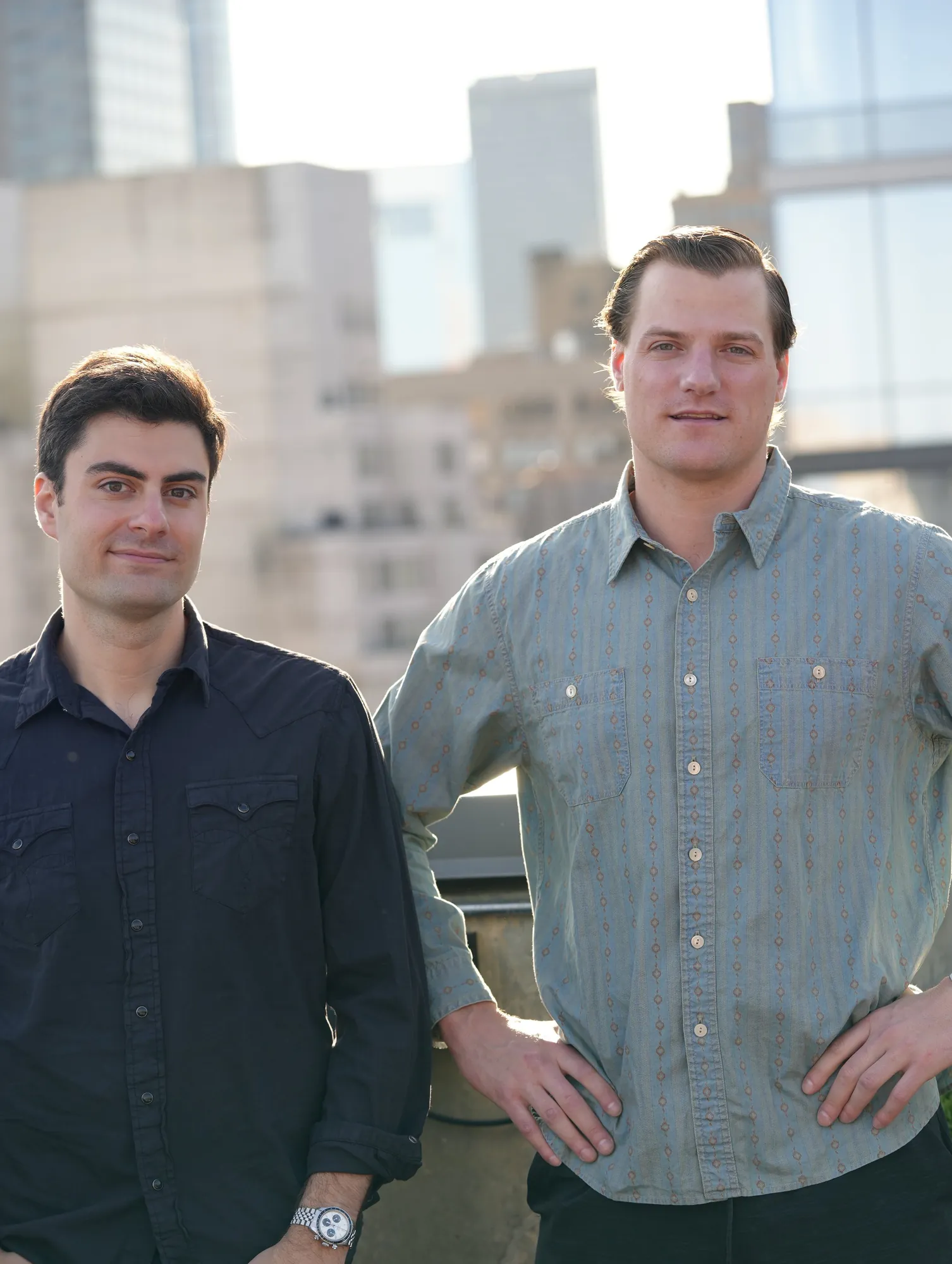 Julius Heftler and John Wambold of Good Evening Vintage in Manhattan