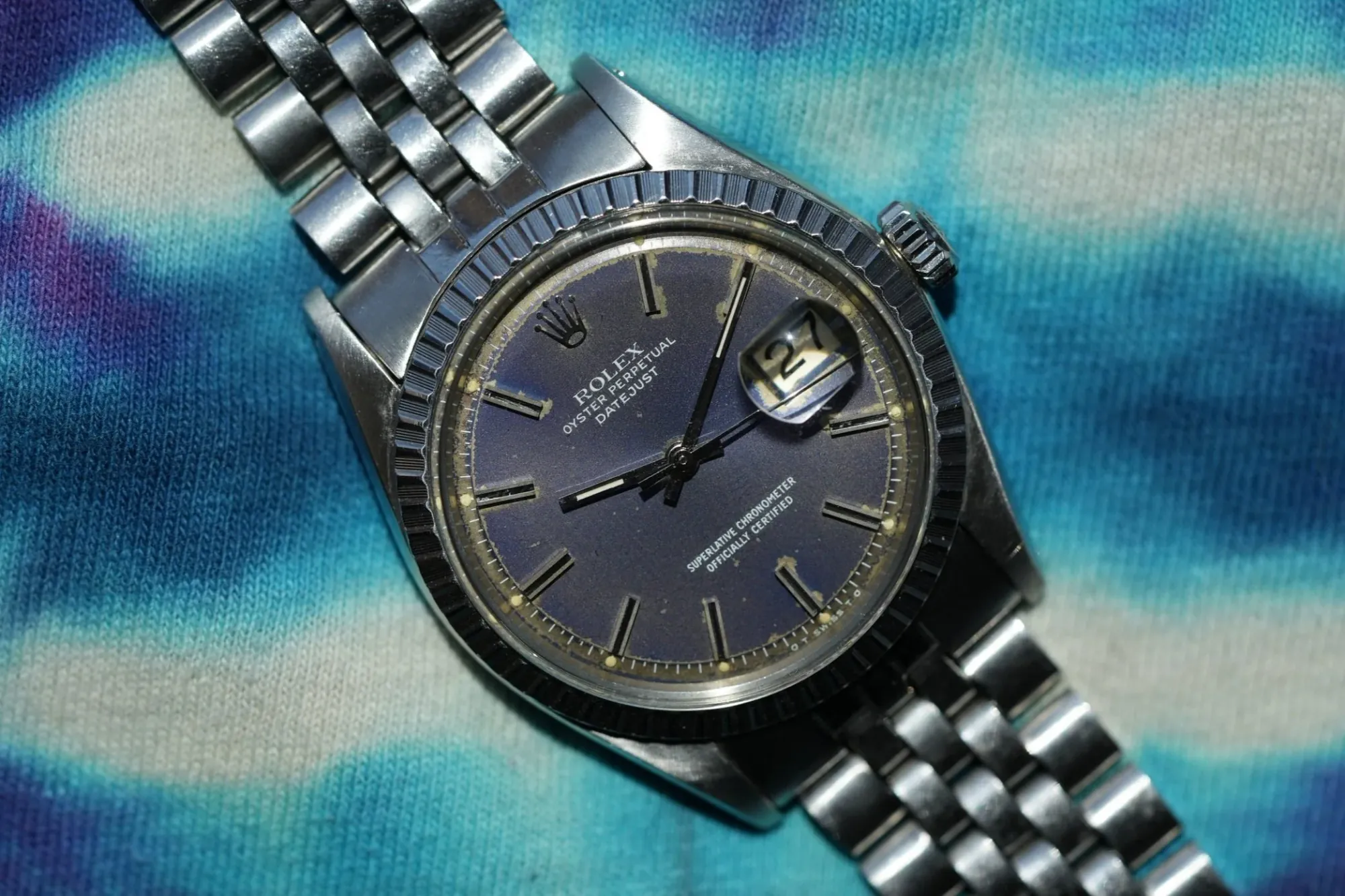 Rolex Datejust Ref. 1603 'Tropical Blue Dial'