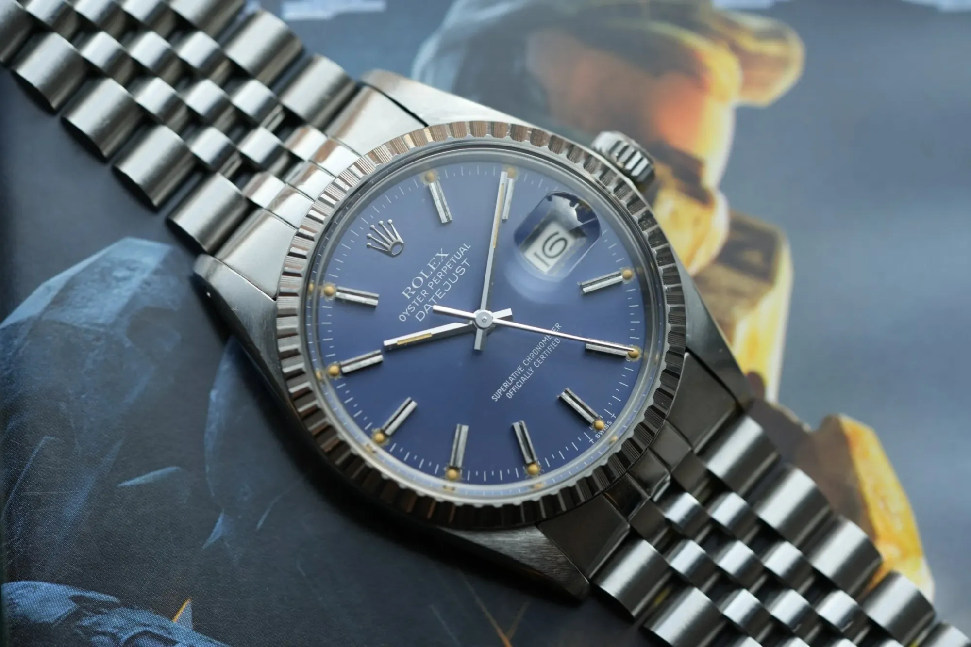 Rolex Datejust Ref. 16030 Blue Dial