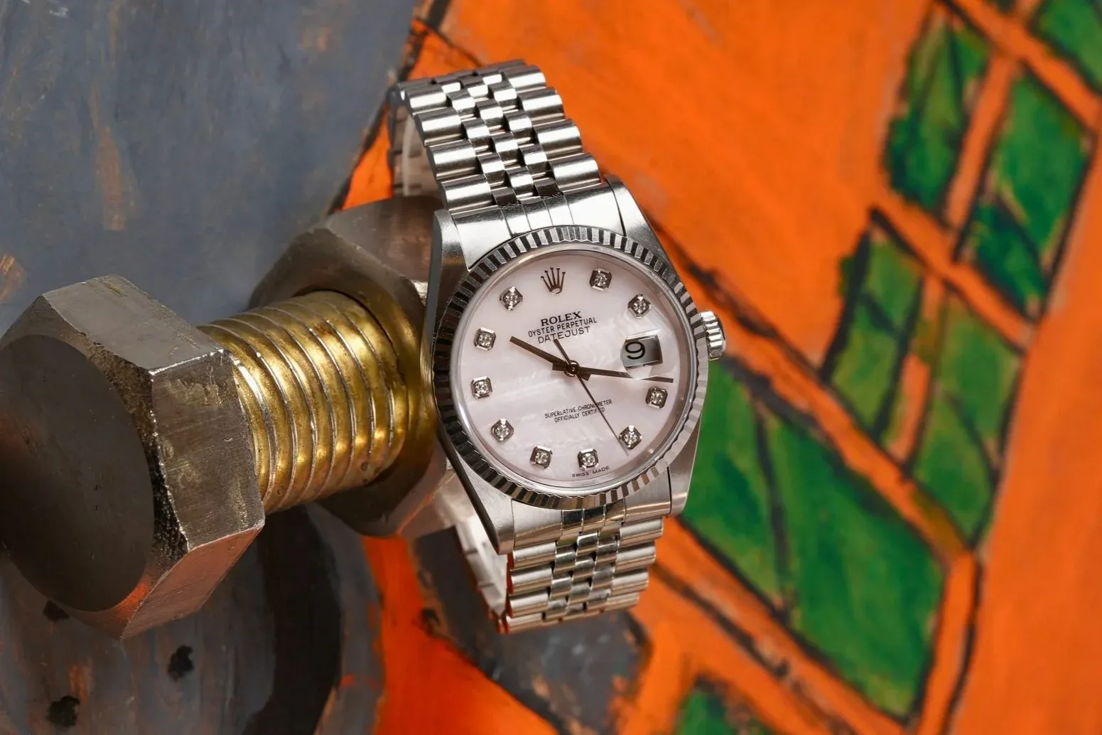 Rolex Datejust 16234 Mother of Pearl Diamond