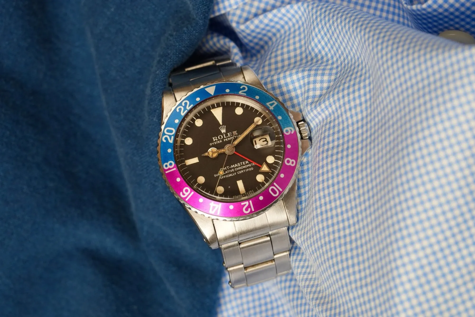 Rolex GMT Master ref. 1675 MK I "Fuchsia"