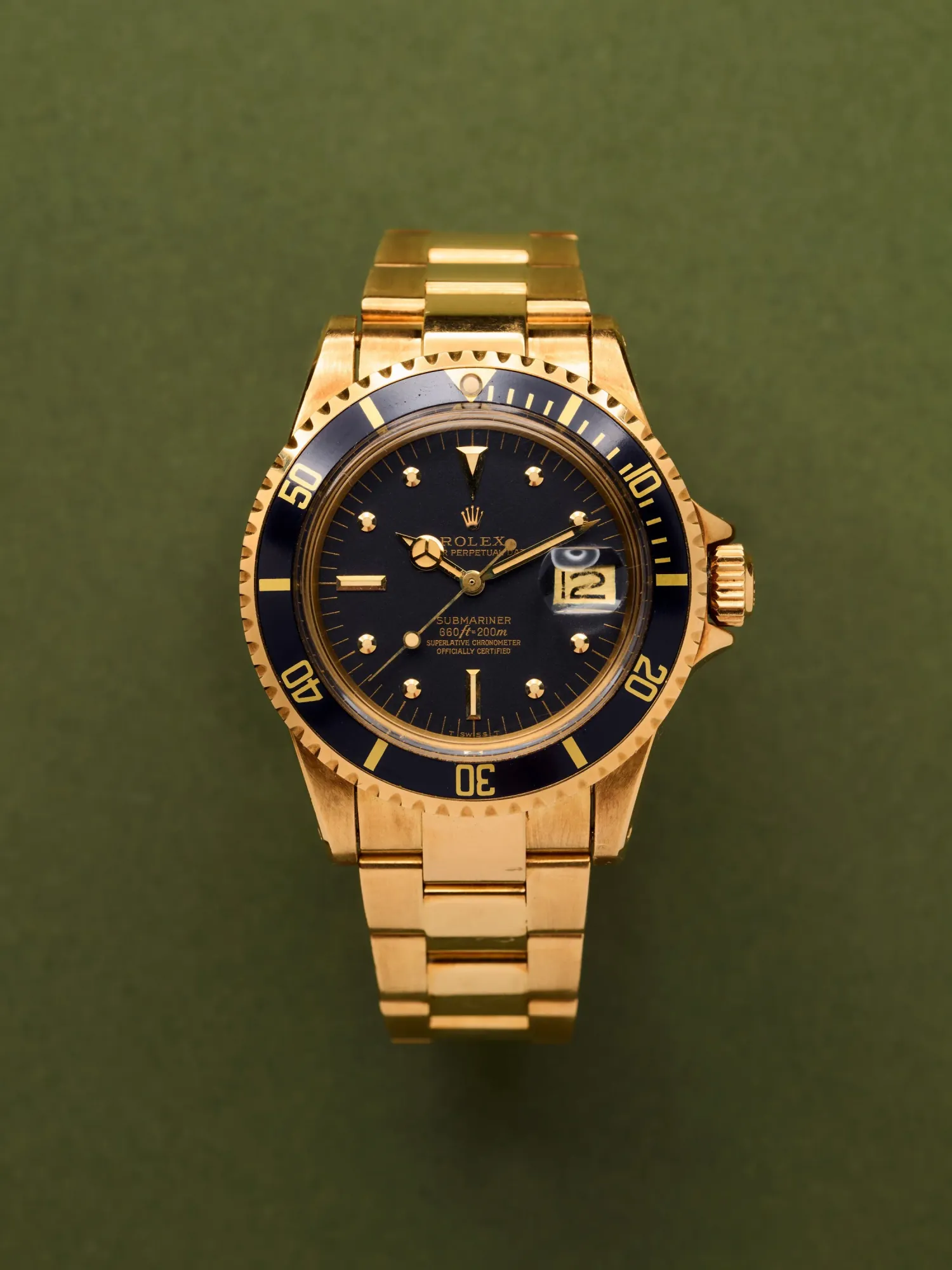 Rolex Submariner Ref. 1680/8 18k Yellow Gold