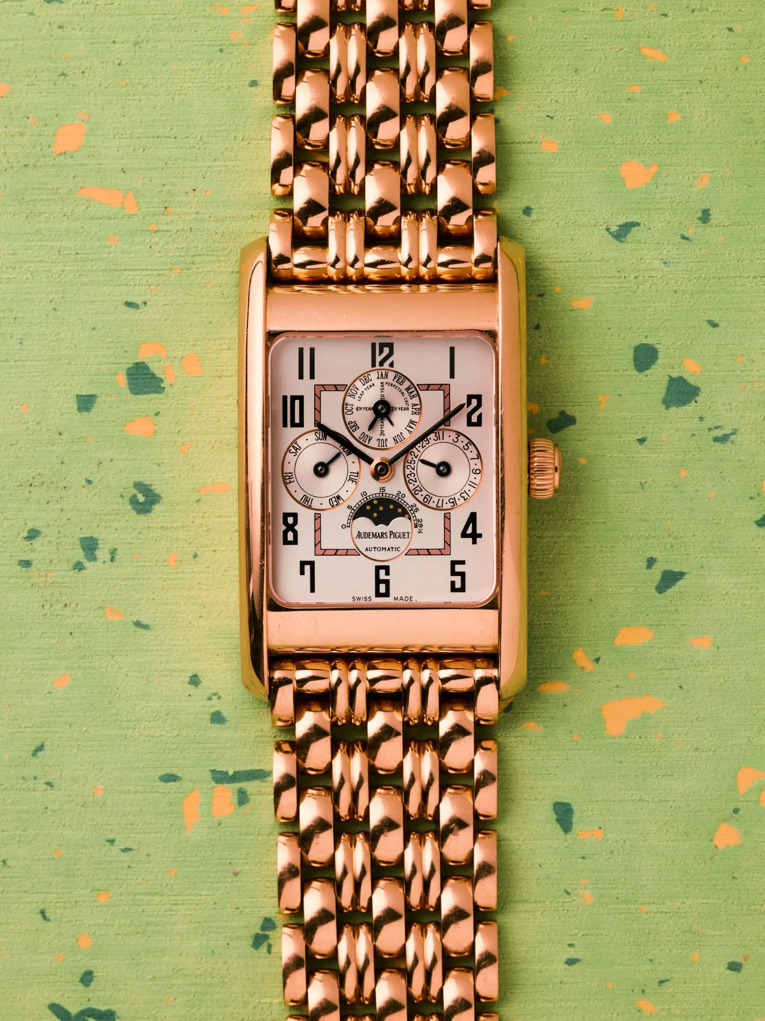 Audemars Piguet ref 25836OR QP Quantieme Perpetual 18k Rose Gold
