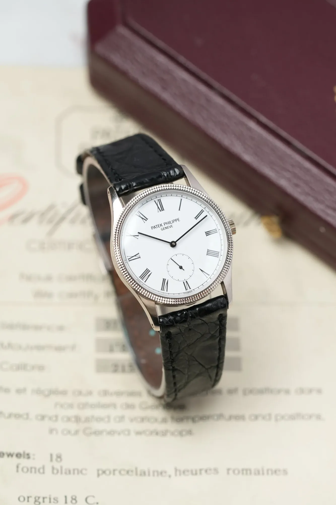 Patek Philippe ref 3796 - White Gold - Full Set