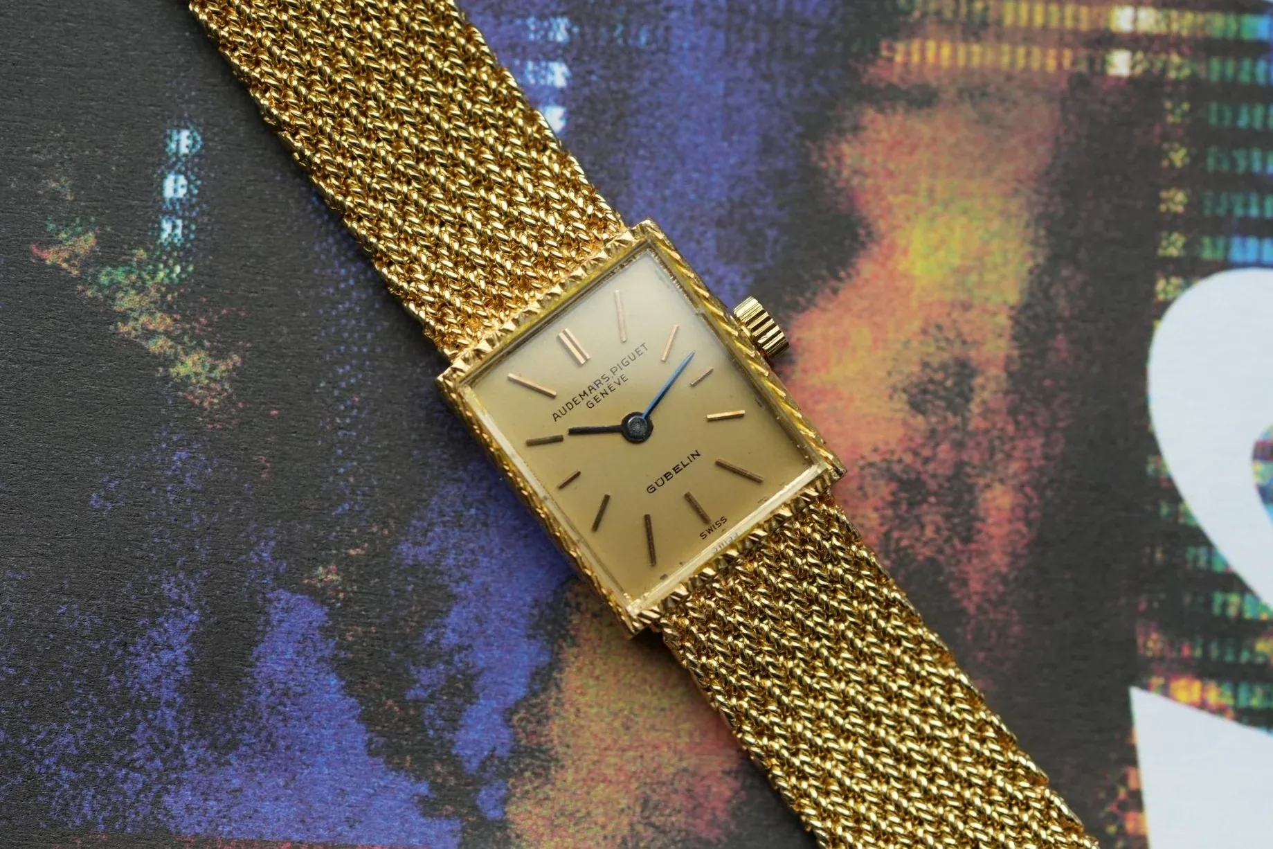 Audemars Piguet 18k Gold Gübelin Signed