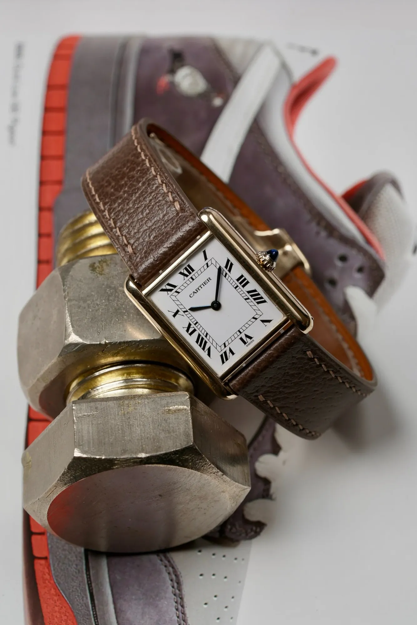 Cartier Tank Louis 18k White Gold Ref. 78086
