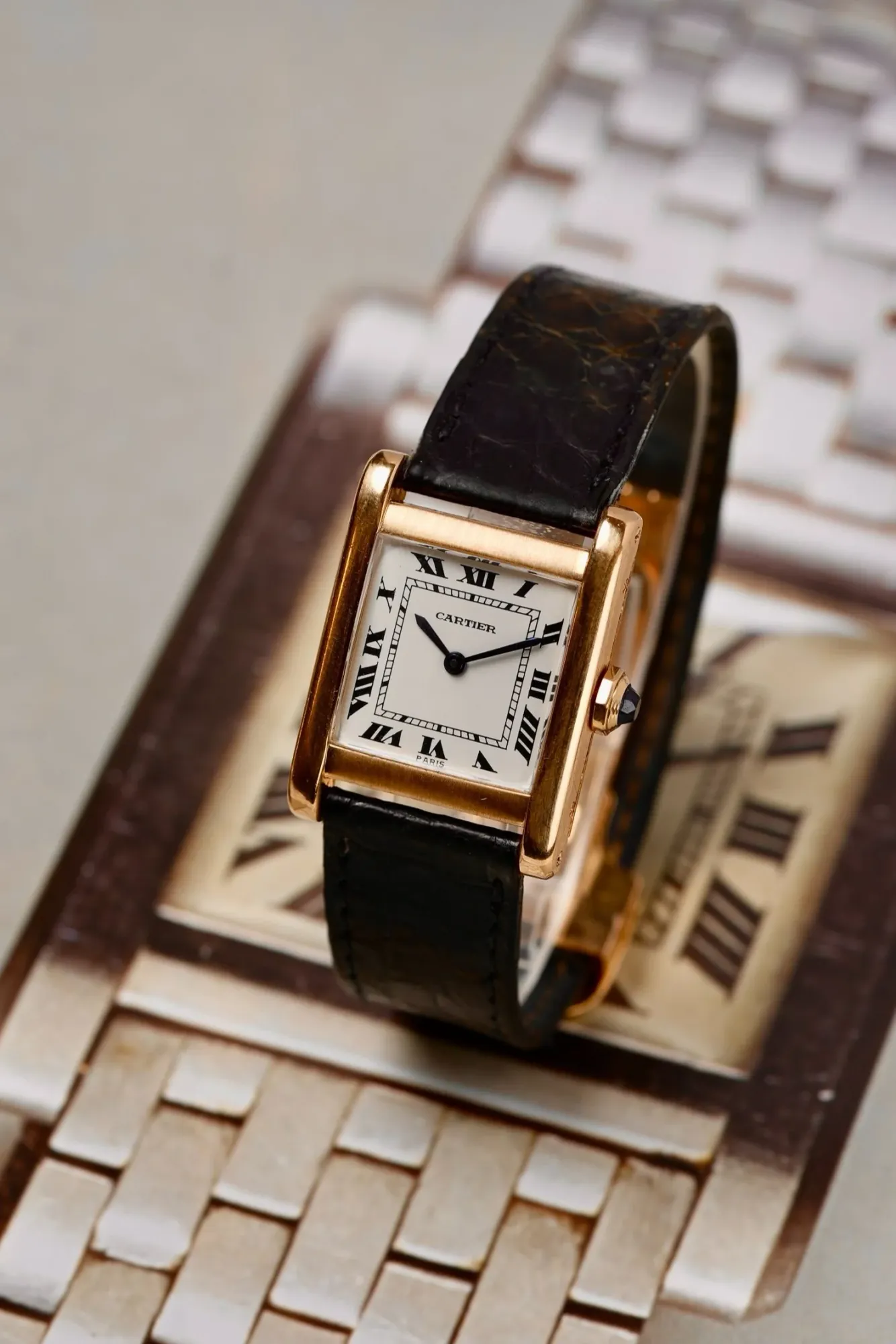 Cartier Tank Normale ref 78092 - Paris Dial