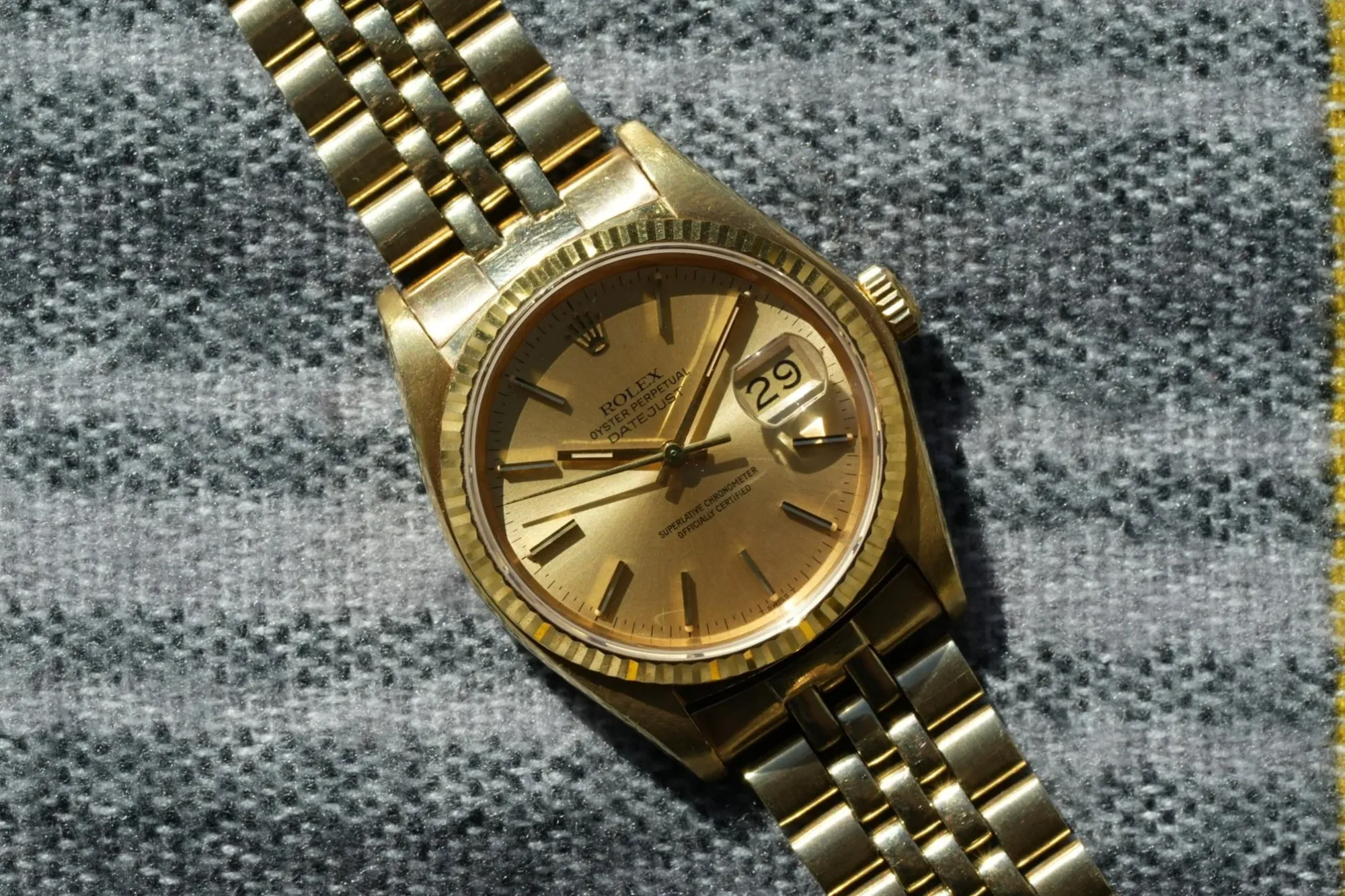Rolex 18k Datejust Ref. 16018