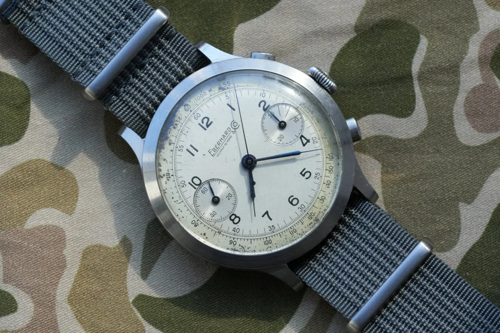 Eberhard & Co. 'Pre Extra Fort' Chronograph