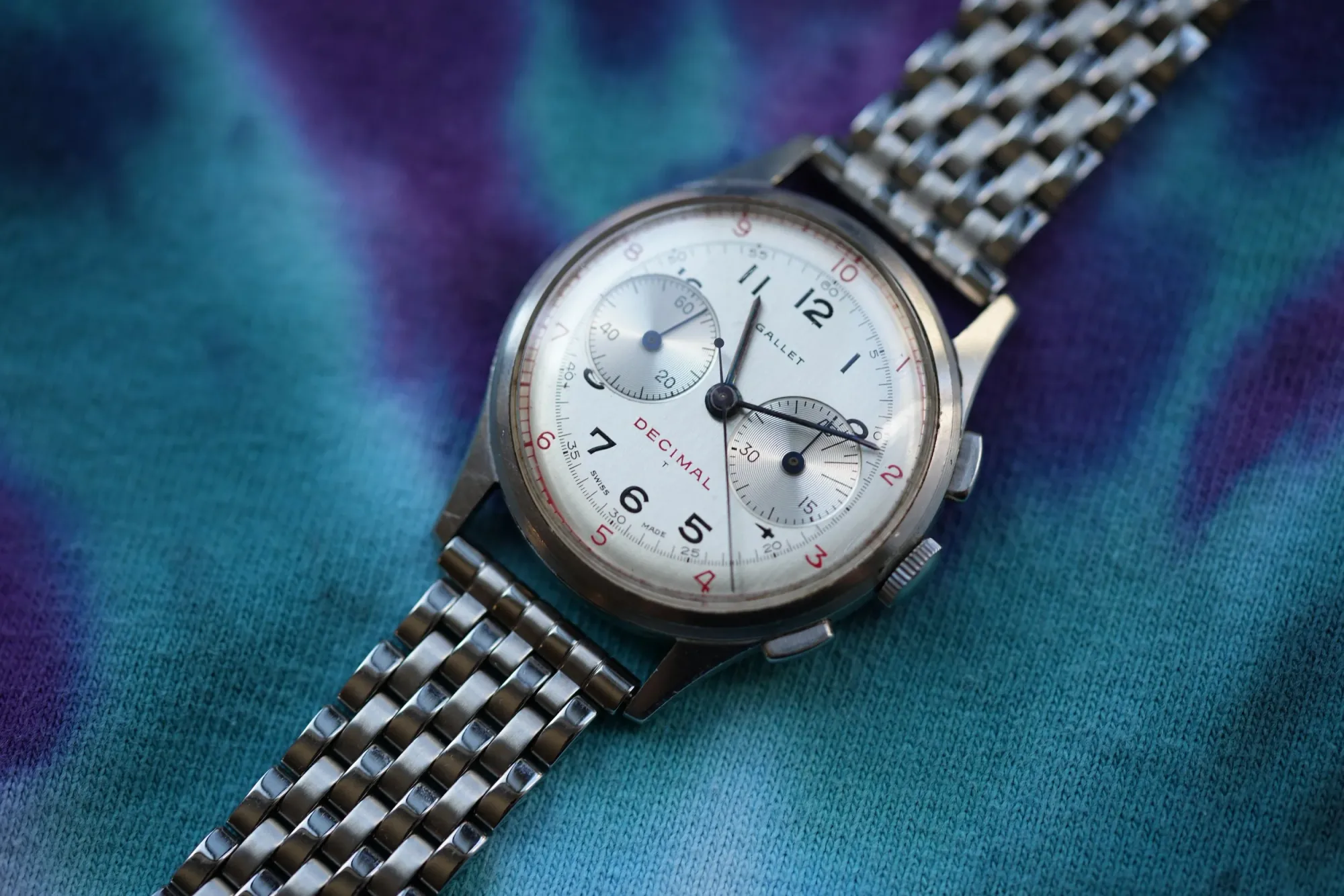 Gallet MultiChron Decimal Chronograph