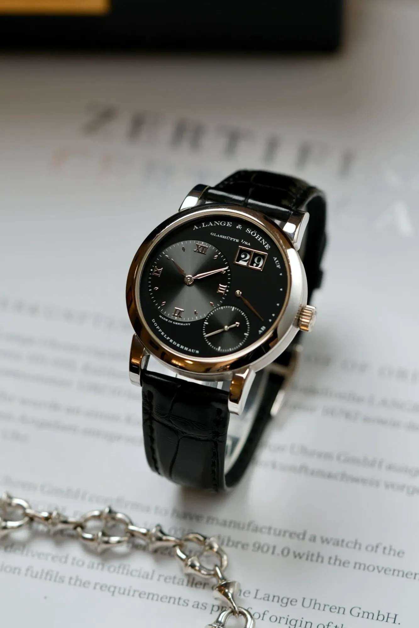 A. Lange & Sohne - Platinum Lange 1 "Darth" 101.035