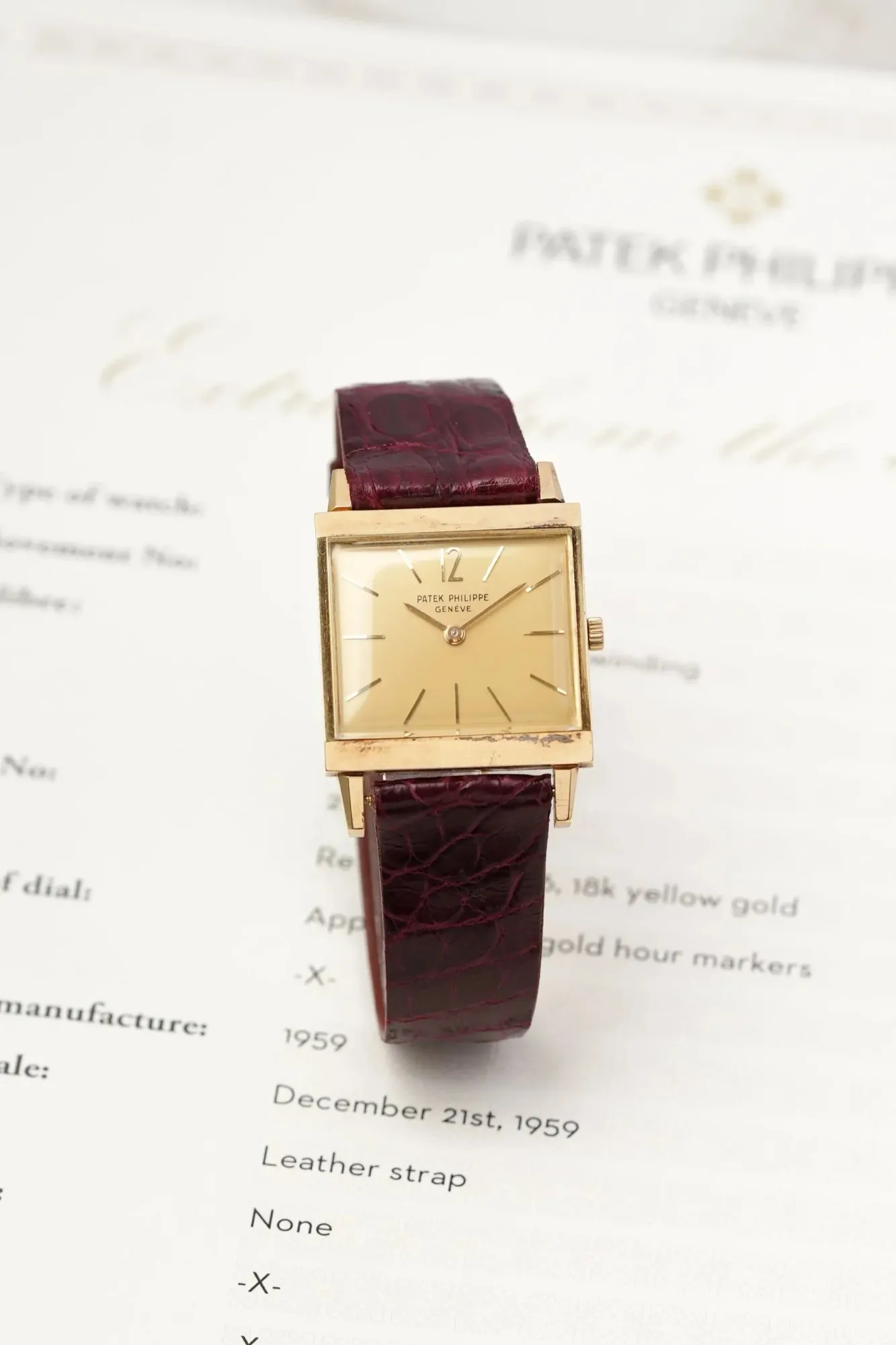 Patek Philippe ref. 3406 - Tank