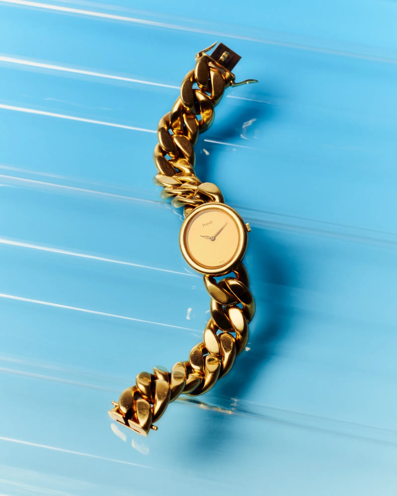 Piaget 18k Gold Cuban Link Watch