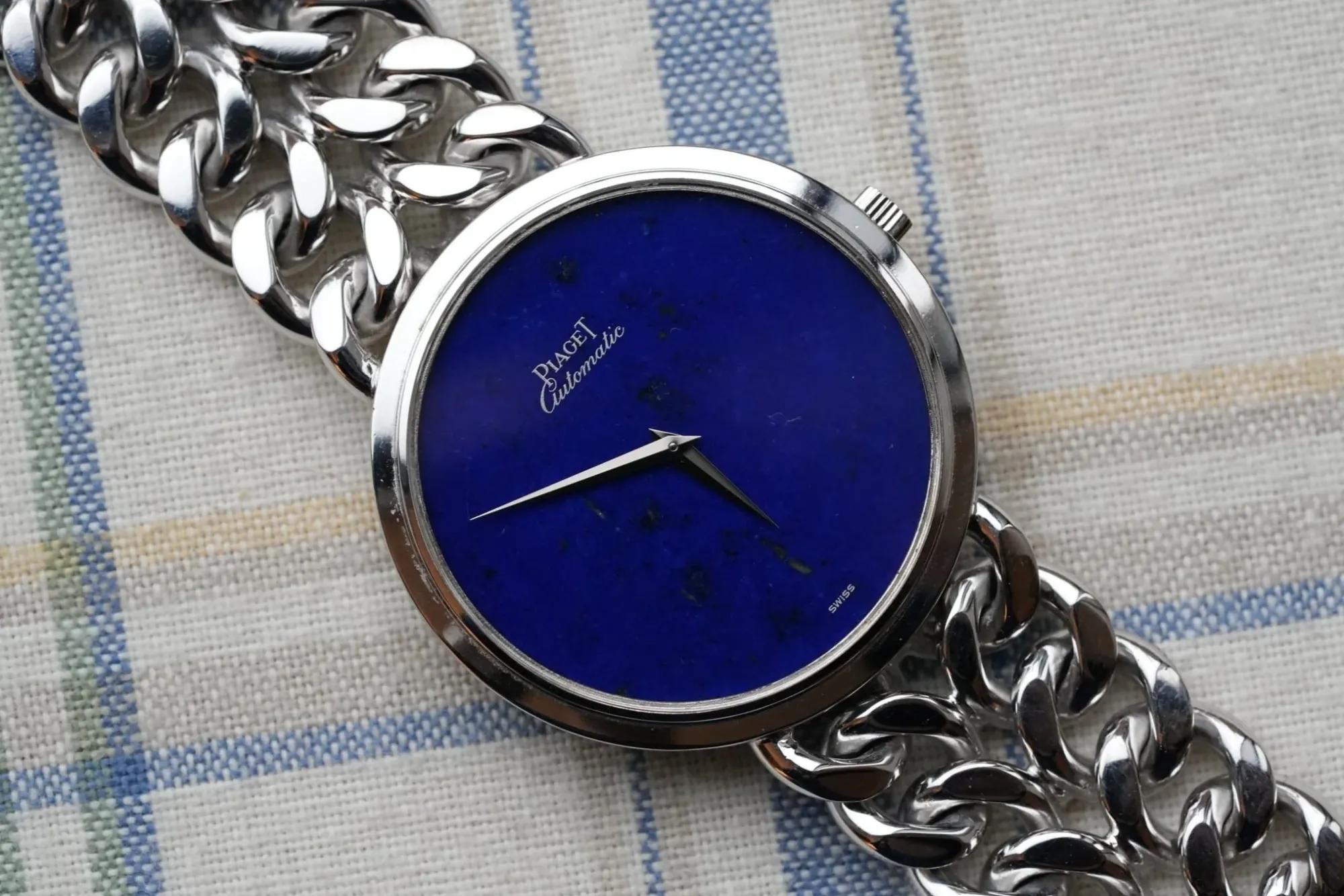 Piaget Automatic White Gold Lapis Dial