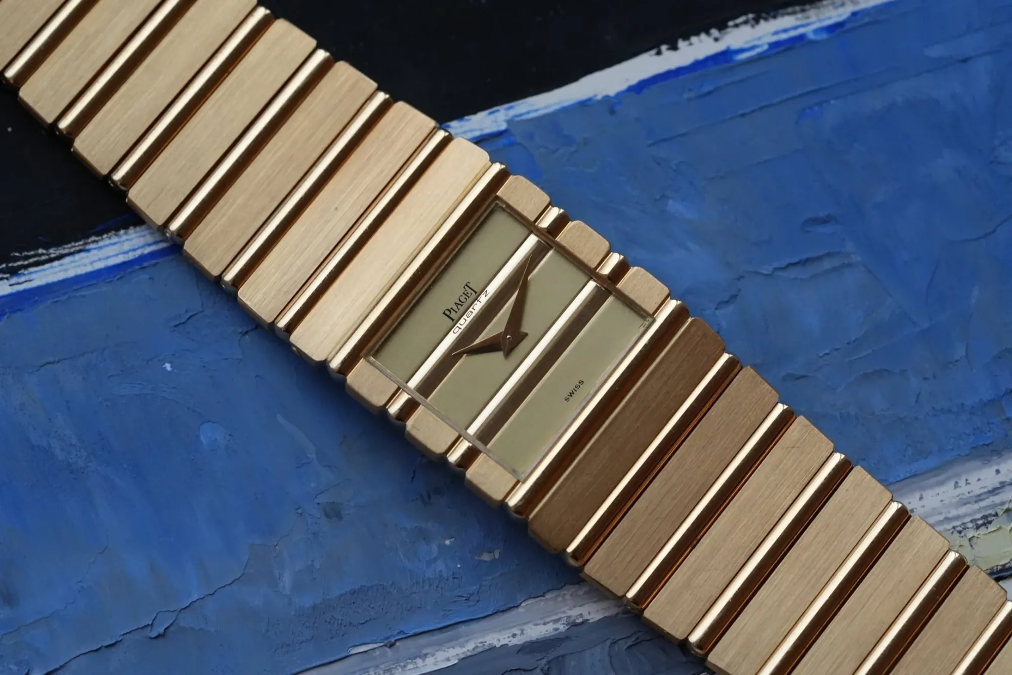 Piaget Polo 18k Gold Unpolished