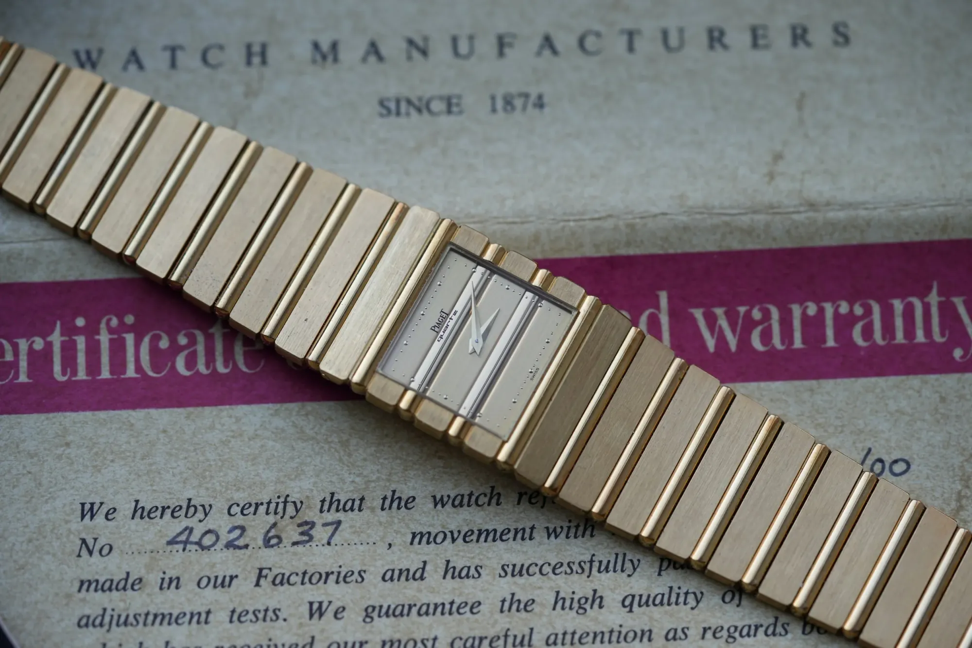 Piaget Polo 18k Full Set