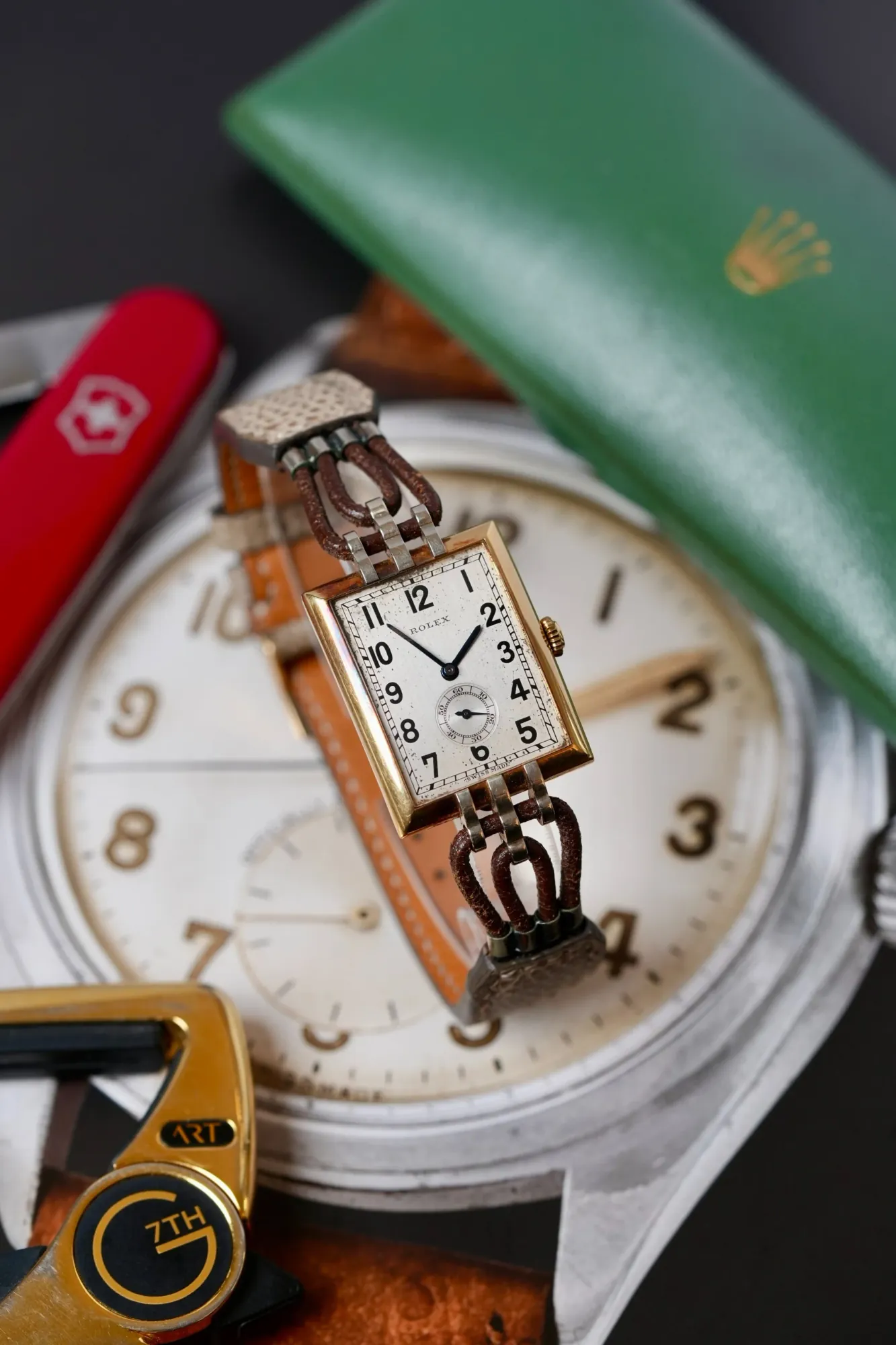 Rolex ref. 869 Unusual 18k Yellow/White Gold 1930s